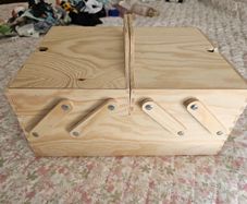 Wooden storage box