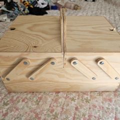 Wooden storage box