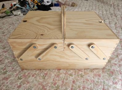 Wooden storage box