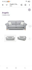 dfs angelic 3 +2 sofa set