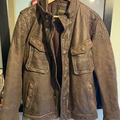 Norton legends biker leather jacket