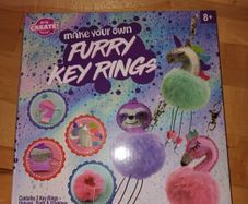 New make your own furry keyring set