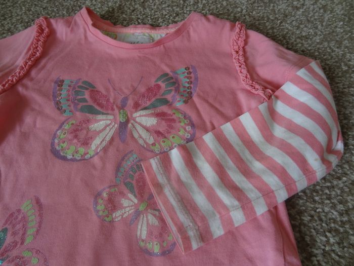 Girls butterfly top