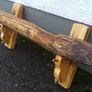 Rustic Driftwood Floating Stove Mantel / Shelf Image 3