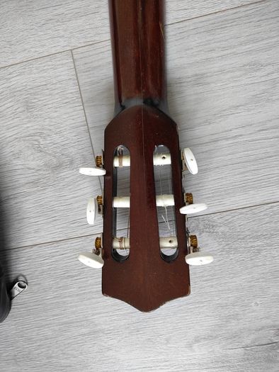 Vintage 1960s Rosetti The Schaller Scholar No.007 Classical Acoustic Guitar + leather Bag