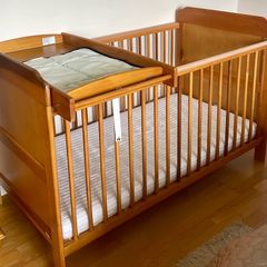Cot Bed with changing table