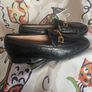 UNISA Reptile Effect Leather Flats Image 3
