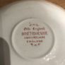 Vintage Royal Tudor Ware "Olde England" Pink / Red Transferware Teacup & Saucer Set Image 5