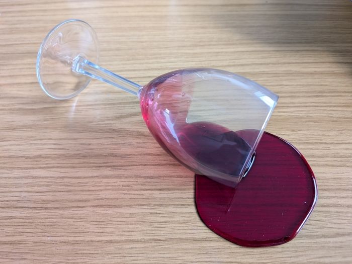 Fake Red Wine Spill