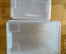 IKEA Samla Storage Boxes with lid x 4