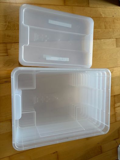 IKEA Samla Storage Boxes with lid x 4