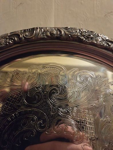 Etched Sheffield Plate