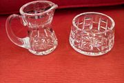 Waterford Crystal Creamer and Sugar Bowl