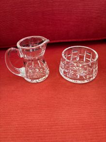 Waterford Crystal Creamer and Sugar Bowl