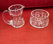 Waterford Crystal Creamer and Sugar Bowl