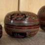 vintage Burmese (Myanmar) nesting lacquerware trinkets Image 3