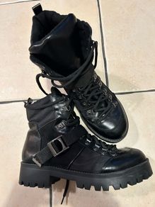Ladies Chunky Boots 8uk