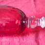Piece Ruby Red Glass Stemmed Goblets Image 9