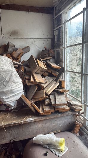 Free Wood + Bbq Grill, Must Go, Collection Only