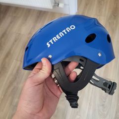Kayak helmet, water sport.