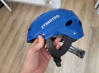 Kayak helmet, water sport.