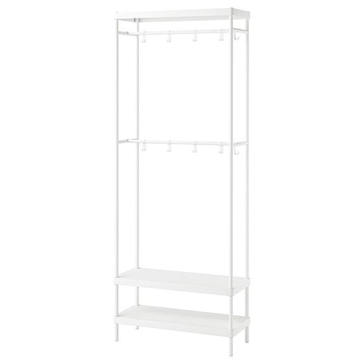 Ikea Mackapar Coat Rack with Shoe Storage 2 Units
