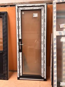 Brand New Duraflex Resi Door Antracite Grey and White Triple Glazed
