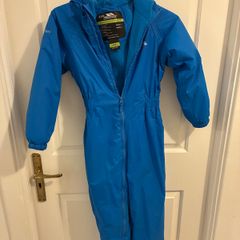 Trespass blue all in one fleece suit size 5/6