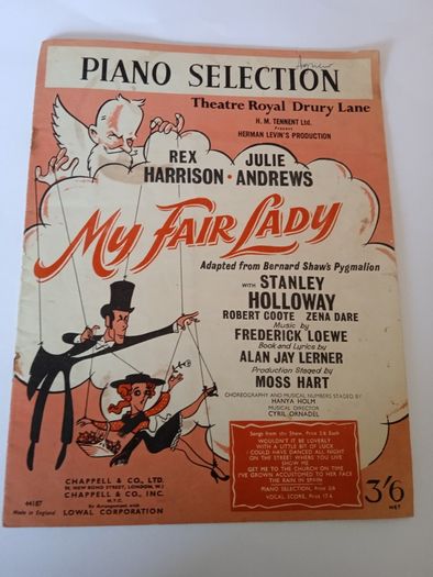 Piano Selection: My Fair Lady by Frederick Loewe and Alan Jay Lerner (HQ761)