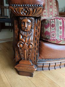 Vintage Sofa   2 armchairs