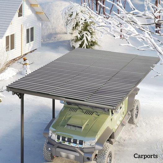 Set of 12 Corrugated Steel Roof Sheet Panels