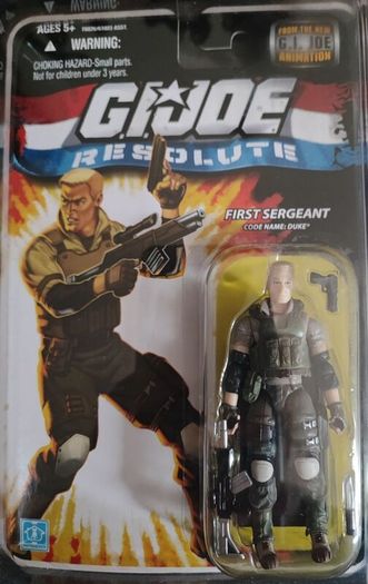 GI JOE Resolute Duke and Cobra Trooper w/case