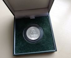 P H Pearse 1966 Silver Coin .  Comes in Leatherette Presantion Case.