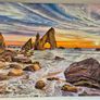 Crohy Head Sea Arch Stack, Co. Donegal | Oil Painting Image 2