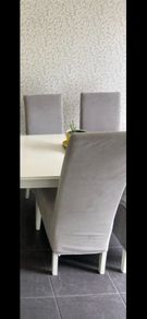 Grey Chair Covers x6