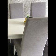 Grey Chair Covers x6