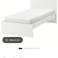 Single bed  including  mattress