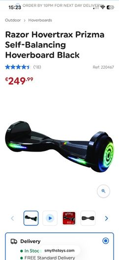 Hovertrax Prizma Hoverboard and Kart