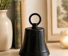 Vintage Robert Emig 11.5" Cast Iron Dinner Bell