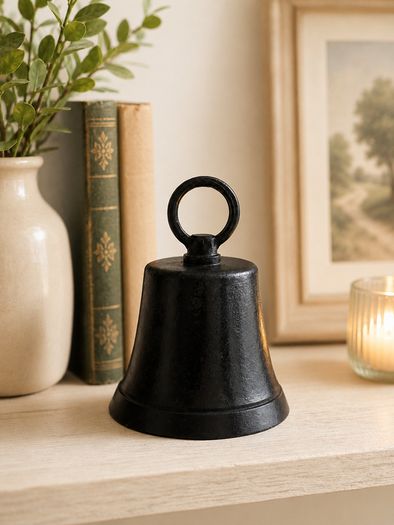 Vintage Robert Emig 11.5" Cast Iron Dinner Bell