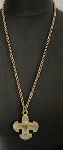 Canterbury cross necklace