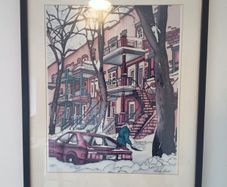 Picture winter scene Renee Bovet