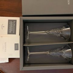 Waterford Crystal champagne toasting flutes millennium collection