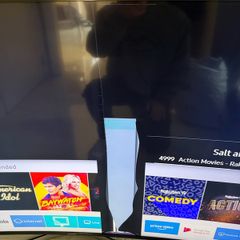 samsung curved tv 65inch screen damaged
