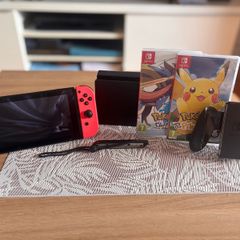 Nintendo Switch Console Bundle + Pokemon games bundle