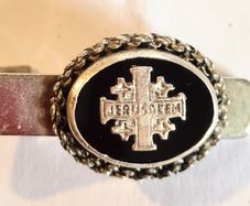 Jerusalem Cross 980 Silver Tie Pin