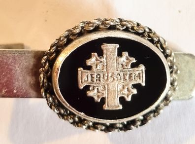 Jerusalem Cross 980 Silver Tie Pin