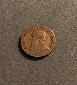 South Africa 1896 1 Pond Brass Token