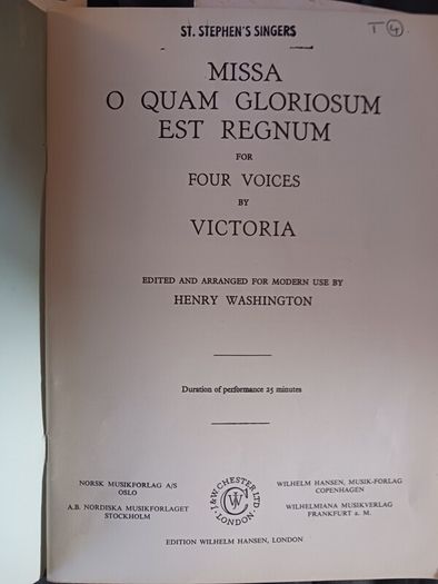 Choral Music, see pics