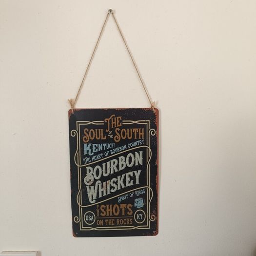 Rum Tin Metal sign